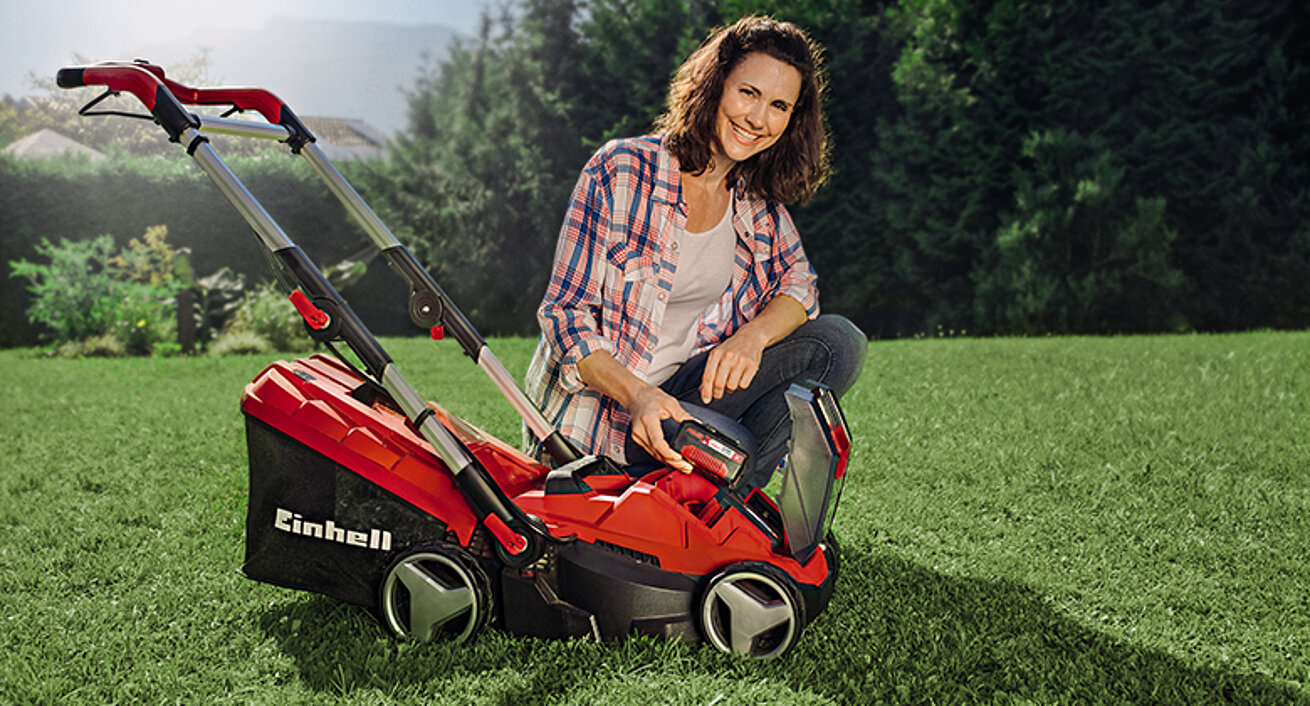 Cordless lawn mowers for your garden | Einhell.co.uk
