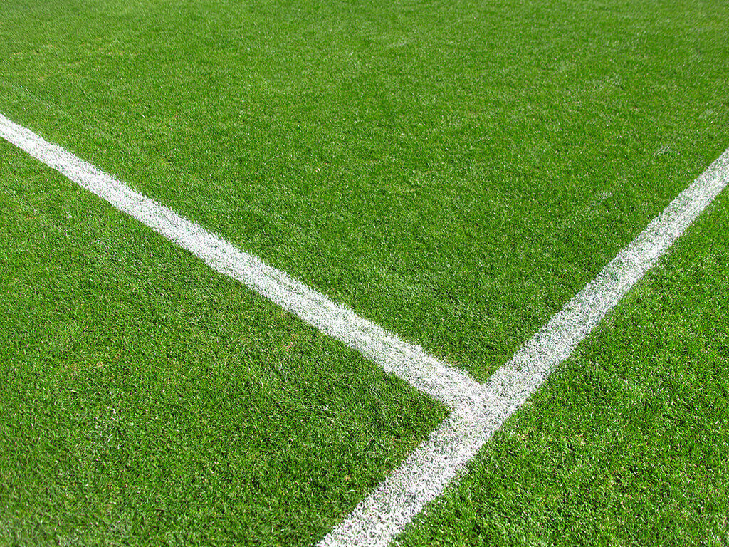 Image of a corner of a soccer field.