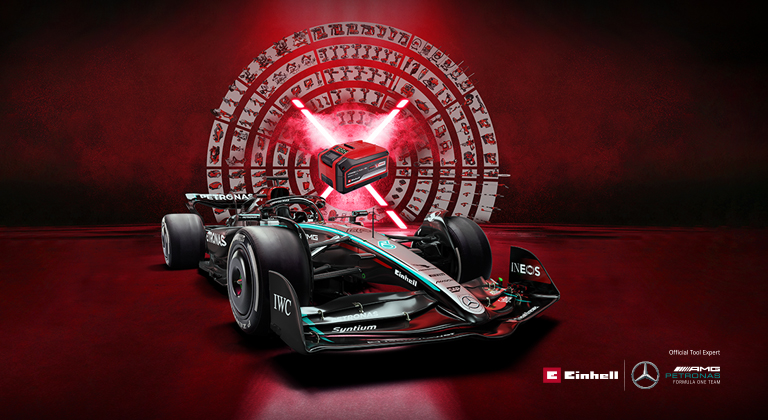 Partnership between Einhell and Mercedes