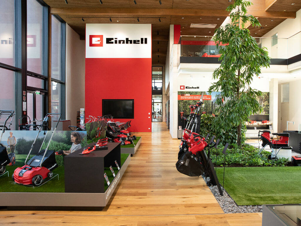 Einhell garden tools in the Einhell Welt