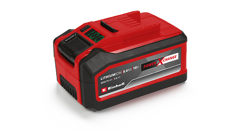the Einhell Multi-Ah battery