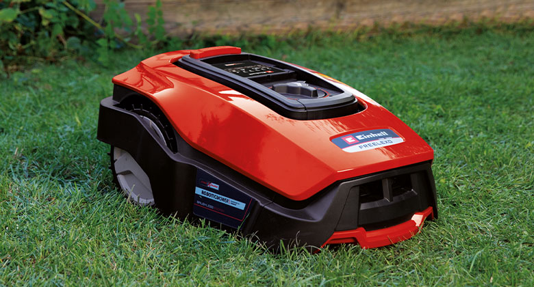 Image of a robotic lawn mower.